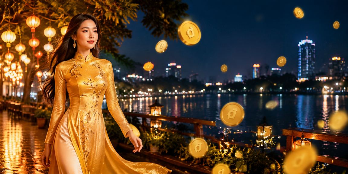 Không khí giải trí casino sôi động tại Hà Nội với trang phục áo dài truyền thống